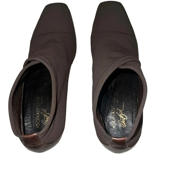 Donald J. Pliner Brown Reya Booties Sz 7M - Picture 4 of 6